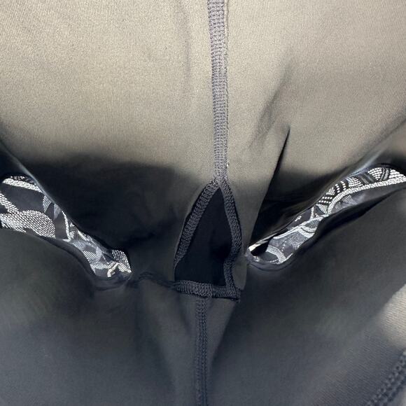 ALO Vitality Mesh Leggings Womens Size Small Slate Gray Pull On Yoga Performance - Picture 7 of 10